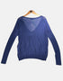 Midnight Blue V-Neck Sweater