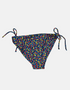 Floral Print Tie-Side Bikini Bottom
