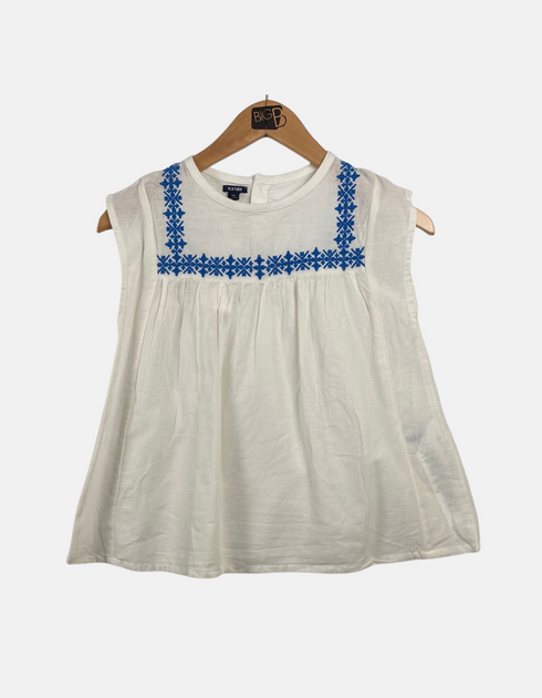 White kid blouse FM