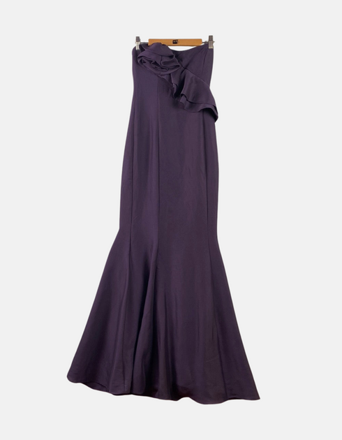 Purple long dress FM