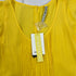 Sunshine Pleats Cap-Sleeve Top