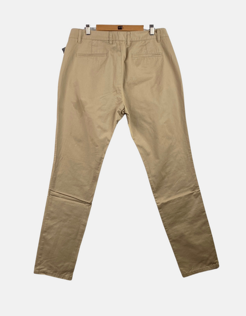 Classic Khaki Straight-Leg Chino Pants