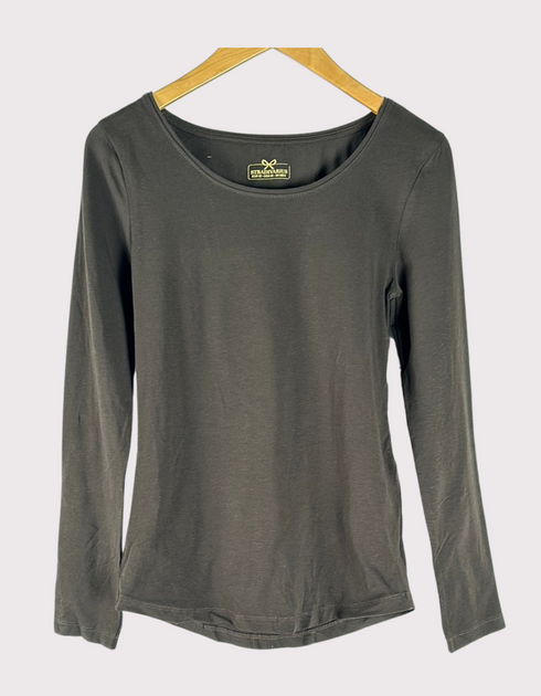 Modern Charcoal Long-Sleeve Tee