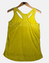 Women's Sleeveless Yellow Racerback Top