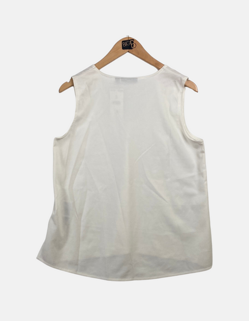 White pearl blouse FM