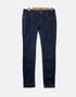 Dark Wash Straight-Leg Denim Jeans