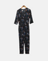 Floral Print Wrap-Style Jumpsuit