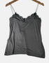 Midnight Lace-Trimmed Camisole