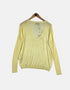 Lightweight V-Neck Sweater for Women – Yellow