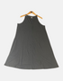 Black Sleeveless Swing Dress