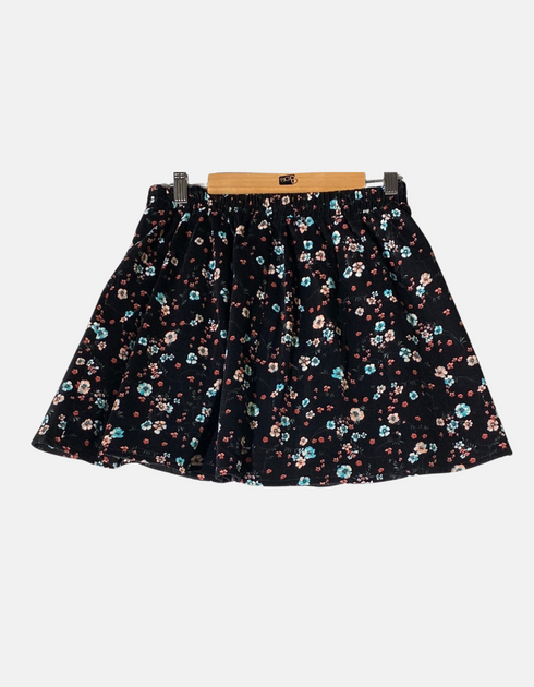 Skirt woman floral black FM