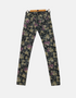 Jeans black floral FM