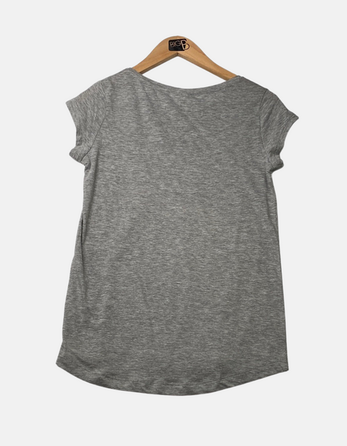 Grey T shirt with cute cat FM