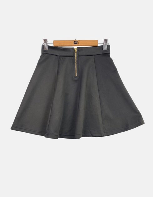 Women's Black Flared Skater Skirt