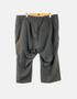 Black Knee-Length Tailored Capri Pants