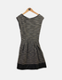 Striped Sleeveless Fit & Flare Dress