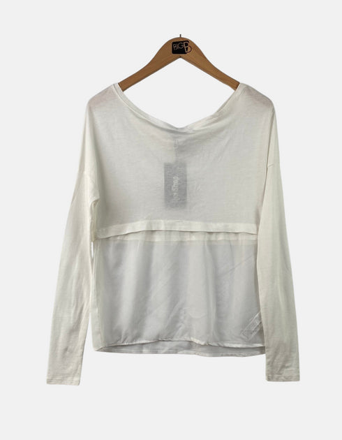 Sheer Long Sleeve Layered Top for Women