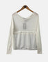 Sheer Long Sleeve Layered Top for Women