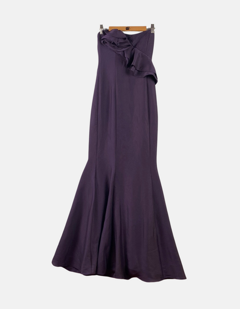 Purple long dress FM