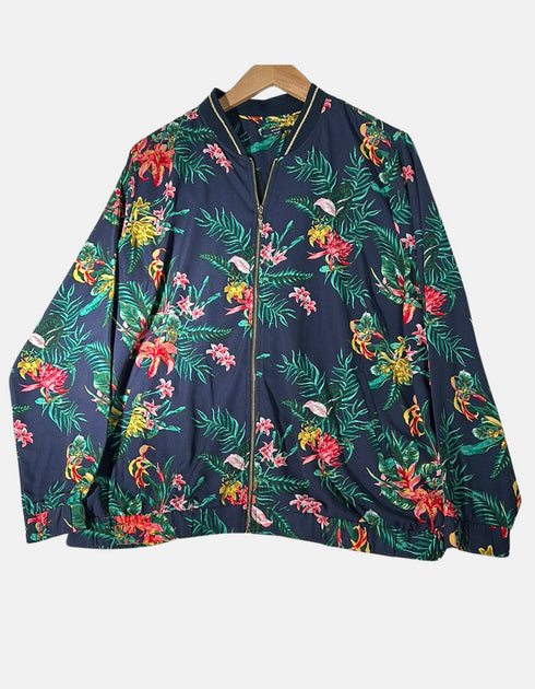 Midnight Garden Bomber Jacket