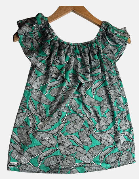 Enchanted Garden Ruffle Top