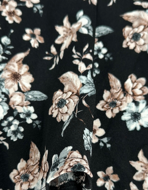 Nocturnal Blossom Flared Skirt