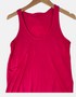 Crimson Sleeveless Tank Top