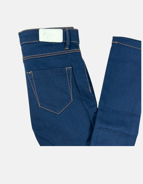 Indigo Classic Straight-Leg Jeans