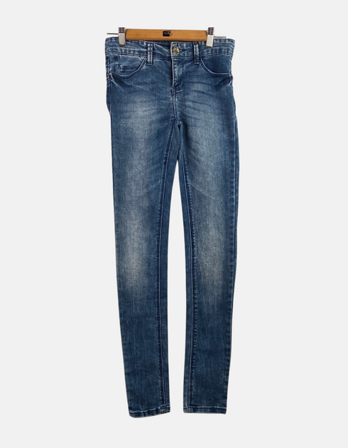 Faded Slim Fit Blue Jeans