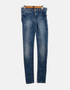 Faded Slim Fit Blue Jeans