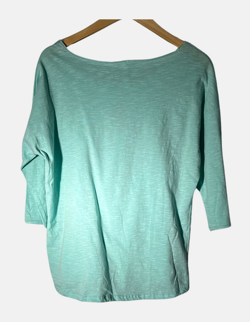 Aqua Tribal Print Top