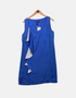 Royal Blue Sleeveless Ruffle Dress