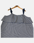 Gingham Off-Shoulder Ruffle Top