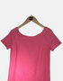 Pink Short-Sleeve Eyelet Dress