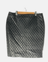 Midnight Matrix Quilted Pencil Skirt F