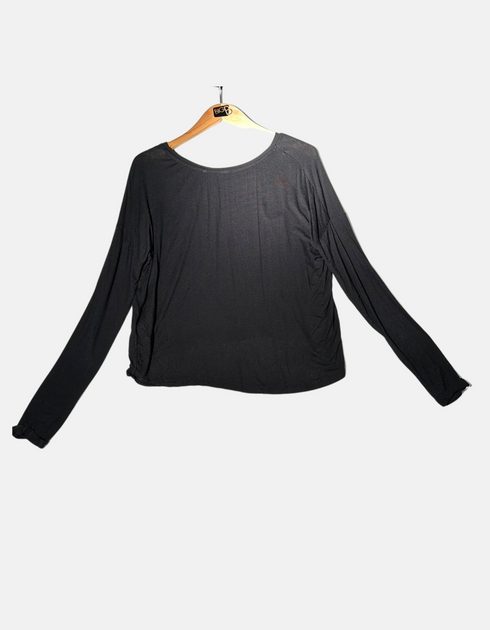 Classic Black Long Sleeve Top