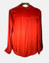Crimson Silk Blouse