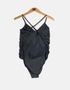 Sleek Black One-Piece Swimsuit