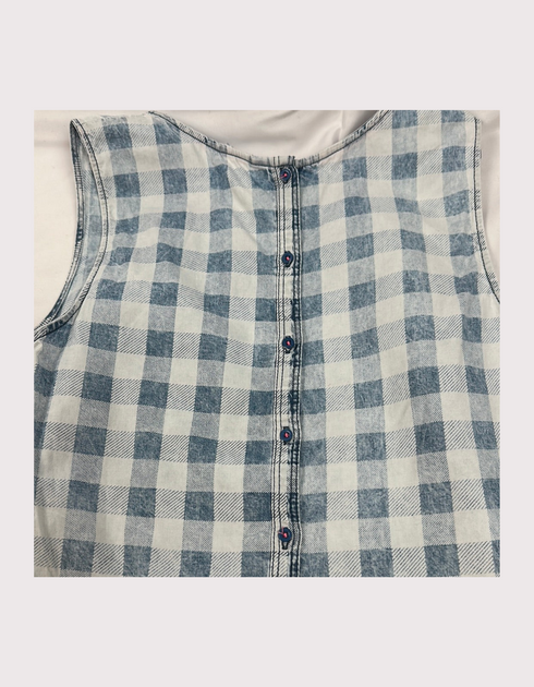 Classic Country Gingham Sleeveless Top