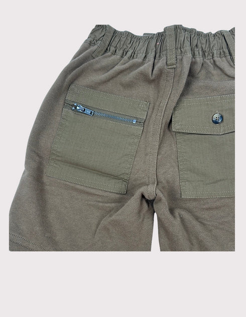 Explorer's Olive Utility Shorts