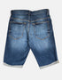 Men's Distressed Denim Bermuda Shorts