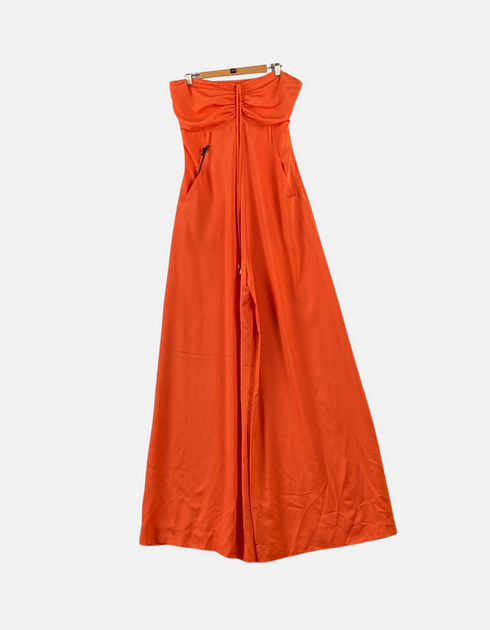 Orange women dress FM
