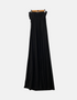 Strapless Black Maxi Dress