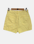 High-Waisted Distressed Denim Shorts for Women – Yellow