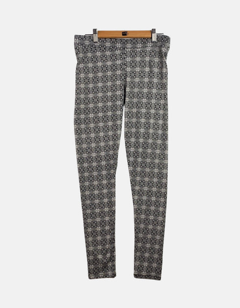 Geometric Print Slim-Fit Pants
