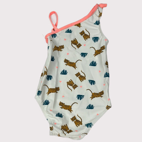 Safari Charm Ruffle-Trim Swimsuit