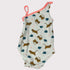 Safari Charm Ruffle-Trim Swimsuit