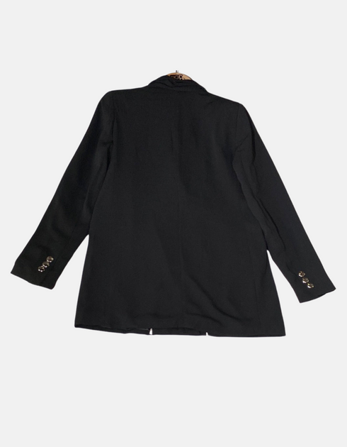 Classic Black Double-Breasted Blazer