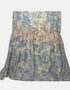 Floral Print Sleeveless Drop Waist Dress
