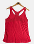 Racerback Eyelet Detail Tank Top